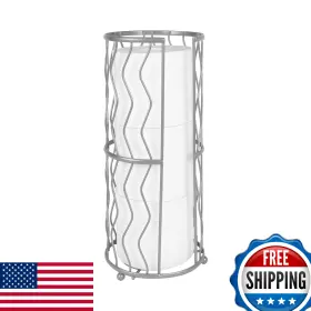 B09fsgz4ky Megier Metal Standing Toilet Paper Holder Bathroom Stores 3 Rolls