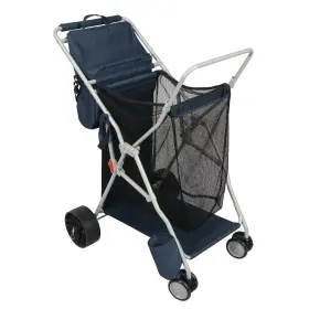 193968461812-p Members Mark Ny New-members Portable Folding All Terrain Beach Cart Indigo Sky/ Navy