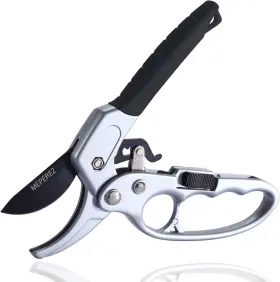 Meperez 313045040079 Ultra Sharp Germany Steel Pruning Shears - Cuts 3x Easier Ergonomic Design