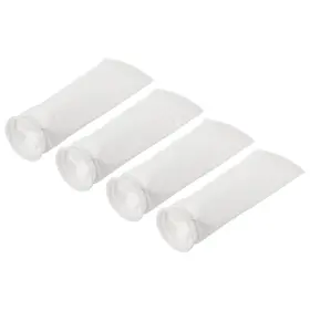 Metallixity 636939536701 4 Pack Inch Ring Filter Socks 5 Micron Mesh Bags Pool Skimmer Basket White