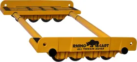 Rc-1-yel-tv Midwest Innovative Products Rhino Cart All Terrain Mover - Moving Dolly For Heavy Appliance Fur