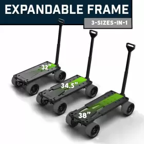 Mighty Max Cart 850037117000 Collapsible Outdoor Utility Dolly Flatbed Only #3