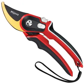 Mj001 Mijova Garden Pruners Heavy Duty Clippers Pruning Shears With Adjustable Th