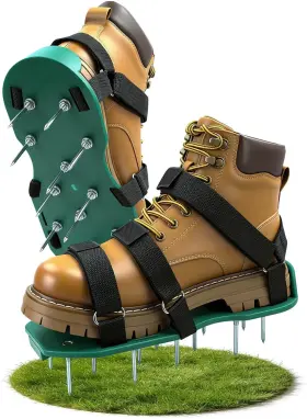 Cdx-g001 Milluxxi Lawn Aerator Shoes For Soil Yard Tool