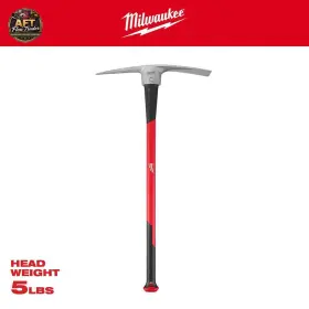Milwaukee 045242333851 5lb Pick Mattock With 36 Inch Fiberglass Handle
