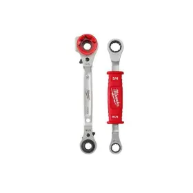 Milwaukee 888234600001 Linemans 5-in-1 3/4 Inch Ratcheting Wrench With Smooth Strike Face