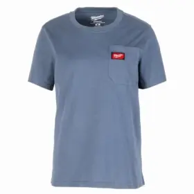 F451u-l Milwaukee Electric Tool Corp Lg Blu Ss Wmn T-shirt -