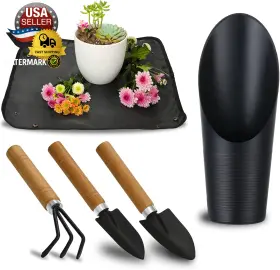 Mingc 744759989345 5pcs Succulent Tools Mini Garden Plant Potting Mat As Accessories S