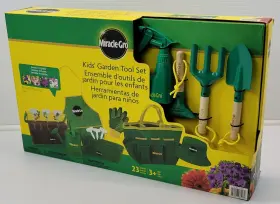 Miracle-gro 810093981960 Ms Kids Flower Garden 23 Piece Tool Set
