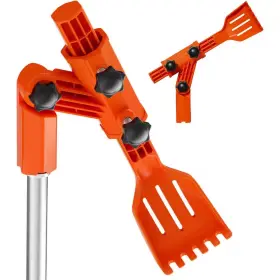 Misopily 445041481464 Multi-angle Abs Handle Gutter Rake Scoop Cleaning Tool Head For Leaf And Debris