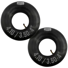 Mission Automotive 859717006191 Replacement Tire Inner Tubes - 2 Pack Fits 4.10/3.50-4 I