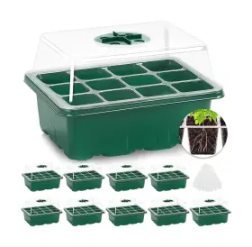 Mixc 680666187453 10 Packs Seed Starter Tray Kit With Humidity Dome... Fast Ship