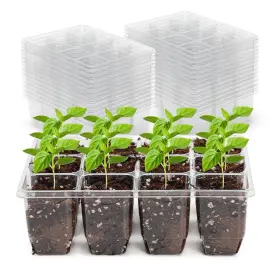 Mixc 680666188757 360 Cells Seedling Starter Trays Transparent Seed Tray Grow Germination
