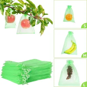 7190 Mixc 50 Pcs Fruit Protection Bags 12&apos &apos 16&apos Green