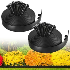 Ge-002 Mixc Garden Edging Border 100ft 2 Inch Tall Plastic Landscape With 15