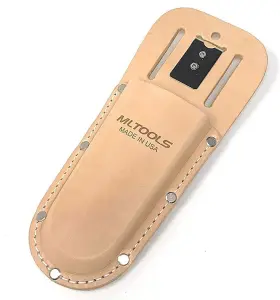 P8235 Mltools Leather Holster For Pruning Shears Made In Usa 100% Fine Grain