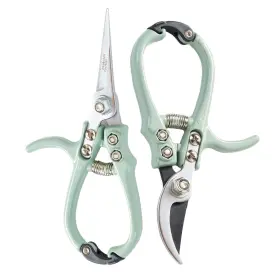 Modern Sprout 857511006997 Carbon Steel Needle Nose Plant Shears New Green