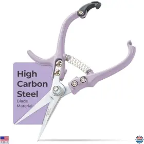 B0dc7b4mk2 Modern Sprout Lightweight Pruning Shears - Herb Snipping Scissors With Carbon Steel Blade