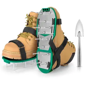 Mf95144-gn Mofeez Lawn Aerator Shoes For Grass - Pre-assembled S