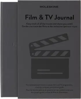 B088zkzdy6 Moleskine Passion Journal Film Tv Hard Cover Large Black 400 Pages