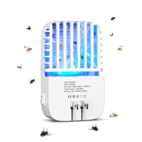 Bz1001 Mosalogic Bug Zapper Indoor Electronic Fly Swatter Plug-in Flying Insect Kill