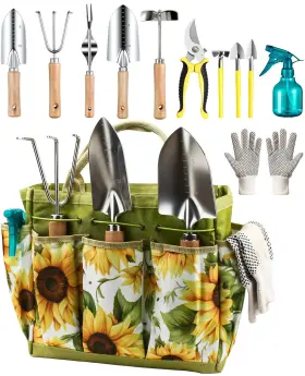 Gt1203 Mosfiata Garden Tools Set 12-piece Gardening Kit With Comfortable Hand