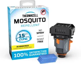 Mosquito Repellents Inc. 726084850682 Backpacker Repeller Gen 2.0 Deet-free 15ft Zone Scent-free Protection
