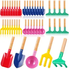 Gei-motionchic-0950 Motionchic 48 Pcs Children Beach Sand Toys Kids Gardening Tools Set Metal Including Shov