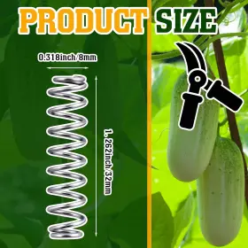 Dd-moxweyeni-459 Moxweyeni 20 Pack Precision Pruner Pruning Shear Springs Stainless Steel Gardening Spring #2