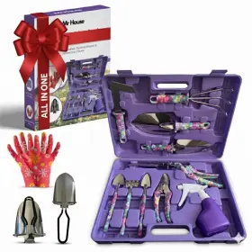 Mh001 Mr House 12piece Gardening Tools Set Rustresistant Stainless Steel Hand With E