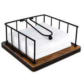 B0dx267sr8 Msjga Elegant Wooden Base Paper Holder - Stable Durable Stylish Kitchen Dispenser