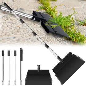 Xa032-ice Muderek Garden Flat Shovel - Weeding Tool 62 Inch Heavy Duty Multifunctional