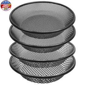 Mulctun Mulctun-hszrs-2 4 6mm 4pcs 11.8 Inch W Soil Sifter For Gardening 2 4 6 8mm Grid Rock 5 Gallon