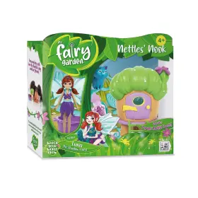 My Fairy Garden 093514037310 Nettles Nook Mini Terrarium- Tiny With Shadow And Cat Doll - Grow