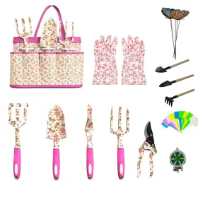 G02aa007 Mymulike Gardening Tools For Women 26 Pieces Garden Set Gift Wit