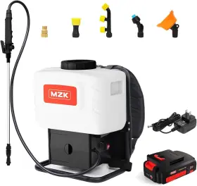 Sprayer-2.0ah Mzk Et-2005 4.2 Gallon Battery Powered Backpack Lithium Ion Electric