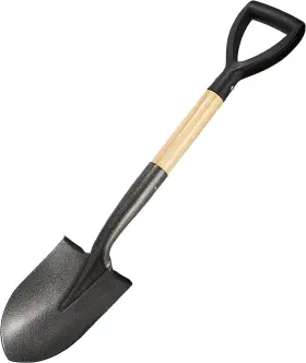 N C 313026539592 Shovel For Digging 28 In Small Round With D Handle Kids Metal Beach Shove