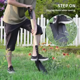 N C 445003210262 Square Shovel Shovels For Digging With D-handle Overall 41-inch Long Garden Sh #3