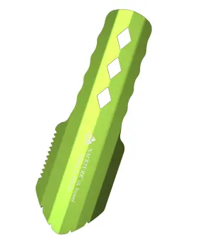 Naceture 732064322513 Ultralight Backpacking Trowel Aluminum Shovel Small Potty Multitool