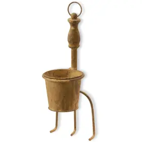 National Tree Company 729083474330 15 Inch Garden Accents Rust Colored Tool Fork With Pot G