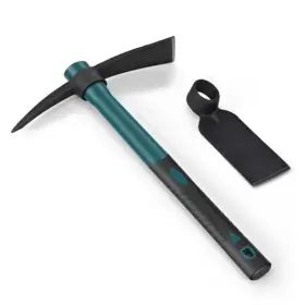 H018 Naukii 2pcs Gardening Picks With 1pcs Handle Multi-functional Garden Hoe Pick Axes