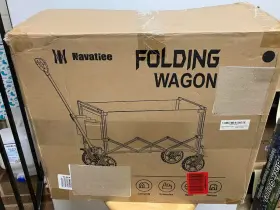 Ds02 Navatiee Collapsible Folding Wagon Beach Cart Heavy Duty With Side Pocket Nib #2