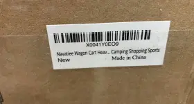 Ds02 Navatiee Collapsible Folding Wagon Beach Cart Heavy Duty With Side Pocket Nib #3