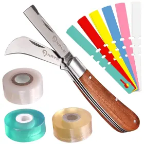 Pd-22270 Naye Grafting Gardening Knife 2-5/8 Inch Curved Straight Blades Garden For Buddi