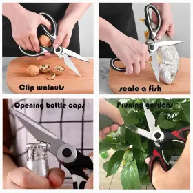 Nexolia 720118558926 3pcs Garden Scissors Multifunctional Flower Thickened Stainle #2