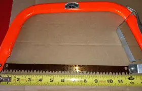 80799 Nicholson 12 Inch Orange Compact Bowsaw Tree Pruning Lumber Cutting Camping Saw
