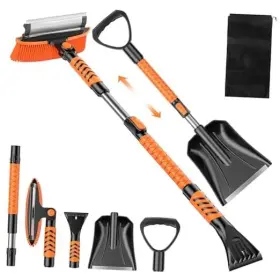 Ad-08227 Ningbo Yongjiaaiduo Auto Parts Manu Co. Ltd 42 Inch Ice Scraper And Extendable Snow Brush Detachable Emergency