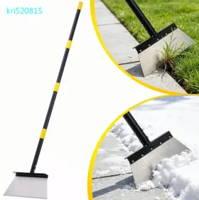 Gfs60 Noarixa 60 Inch Heavy Duty Floor Scraper Shovel With Adjustable Handle For Garden And Ice