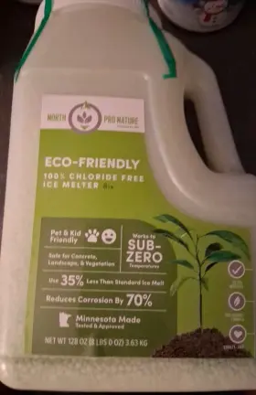 North Pro Nature 850033678048 Eco-friendly Concrete Safe Ice Melt For Pavement 8lbs