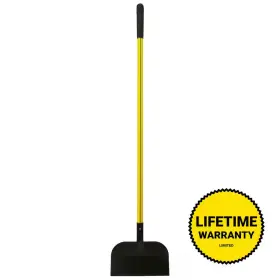 Nupla 445045454457 54 Inch Fiberglass Handle Multi-purpose Steel Scraper Shovel With Heavy-duty Blad